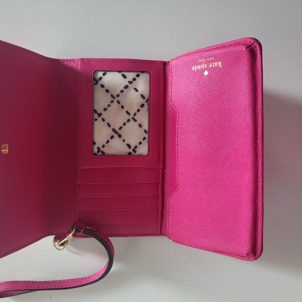 Kate Spade Newbury Lane leather Loden Satchel Crossbody bag + matching wallet - Picture 7 of 11